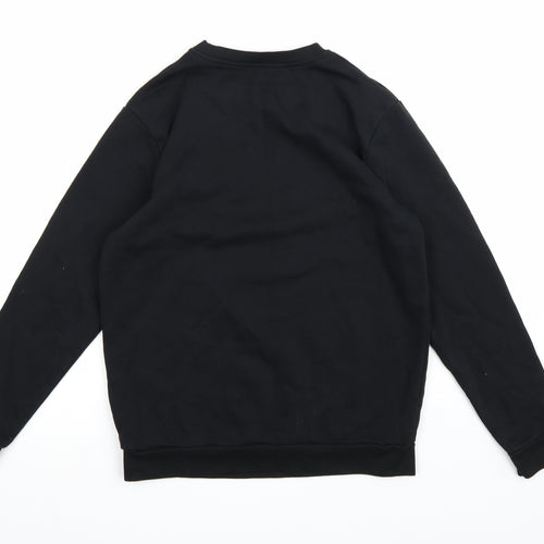 George Boys Black  Jersey Pullover Sweatshirt Size 13-14 Years