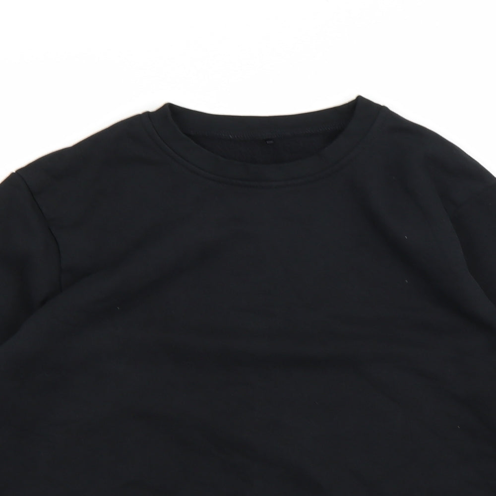 George Boys Black  Jersey Pullover Sweatshirt Size 13-14 Years