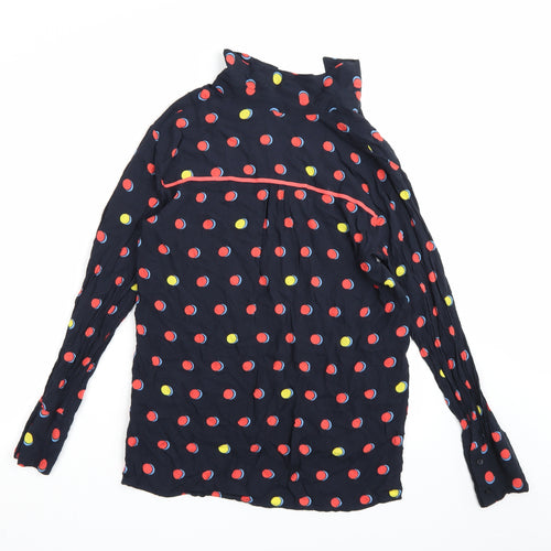 NEXT Womens Blue Polka Dot  Basic Blouse Size 12