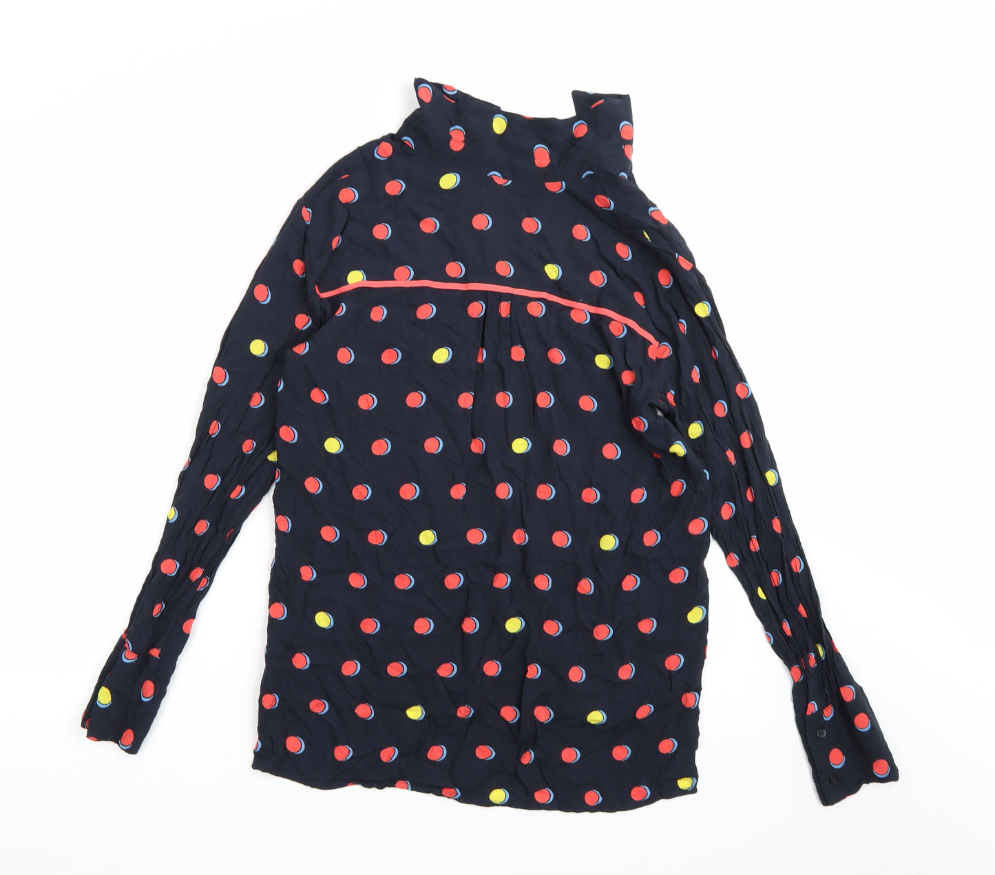 NEXT Womens Blue Polka Dot  Basic Blouse Size 12