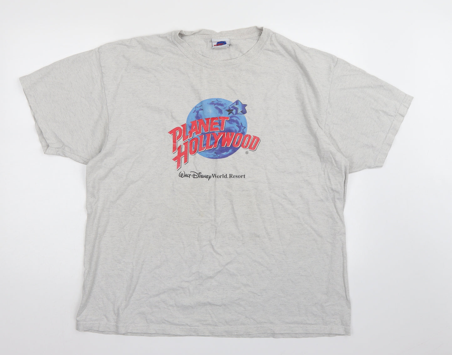 Planet Hollywood Womens Grey   Basic T-Shirt Size XL