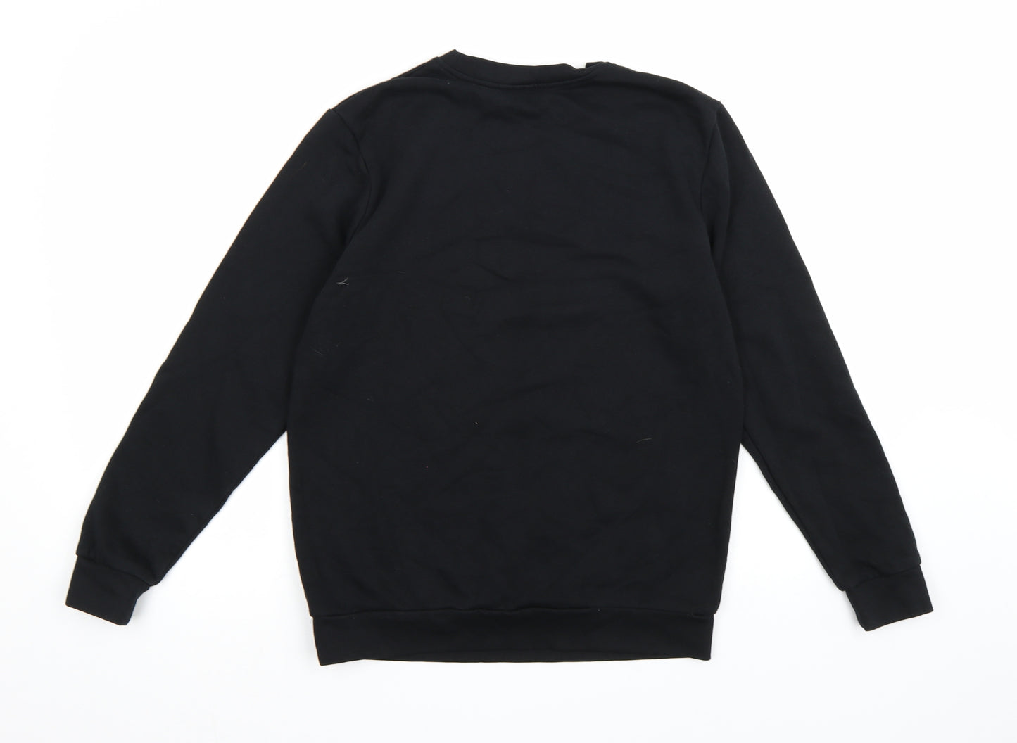 George Boys Black  Jersey Pullover Sweatshirt Size 13-14 Years
