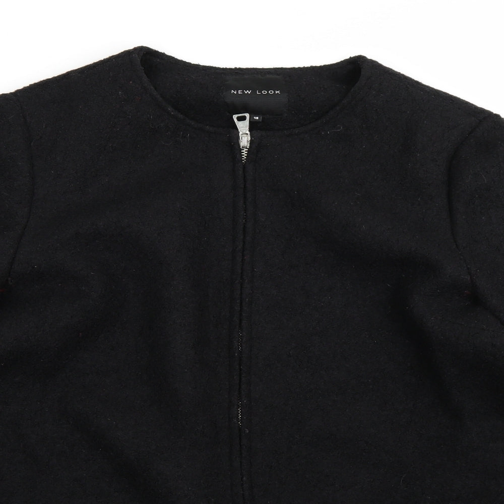 New Look Womens Black   Pea Coat Coat Size 18