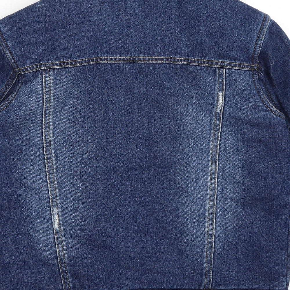 Candy Couture Girls Blue  Denim Jacket  Size 12 Years