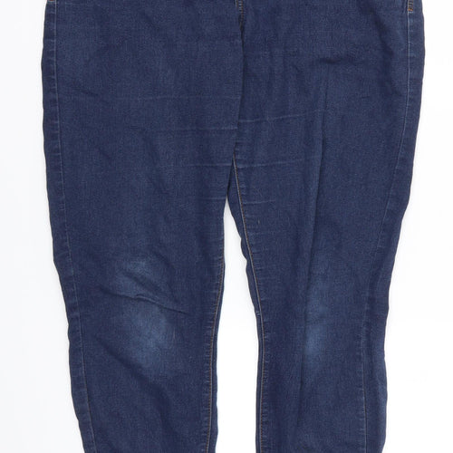 Denim Co Womens Blue  Denim Straight Jeans Size 14 L28 in
