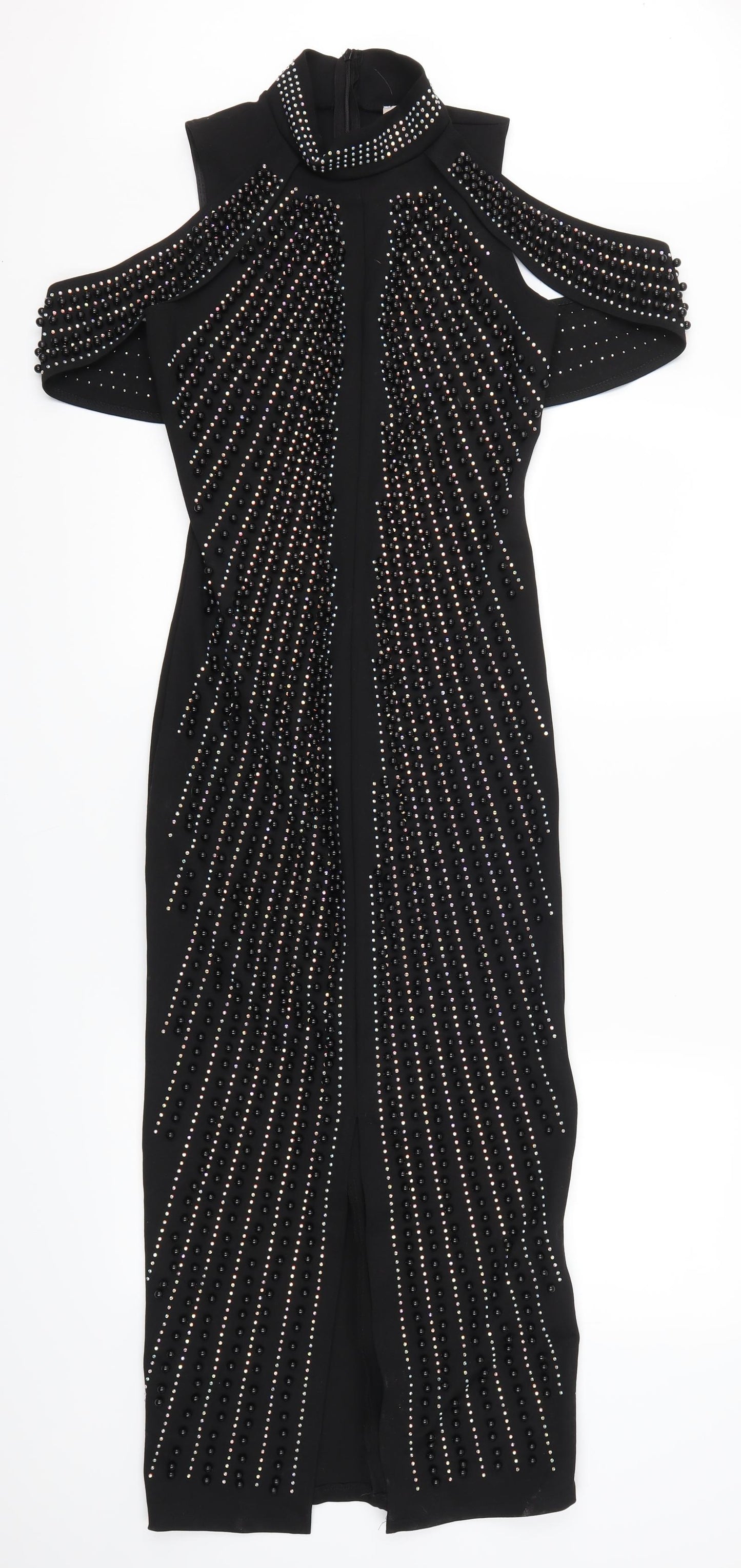 Club London Womens Black   Maxi  Size S