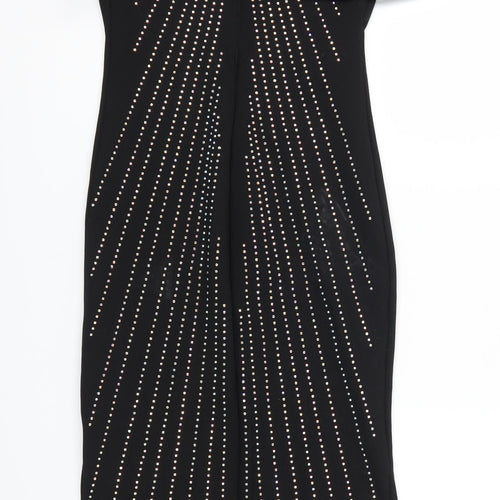Club London Womens Black   Maxi  Size S