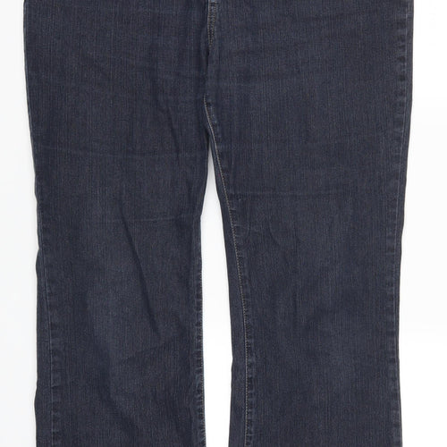 Per Una Womens Blue  Denim Straight Jeans Size 16 L29.5 in