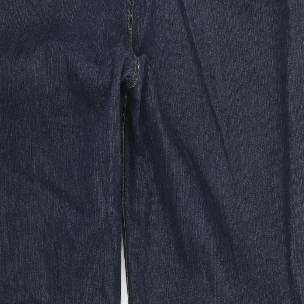Per Una Womens Blue  Denim Straight Jeans Size 16 L29.5 in