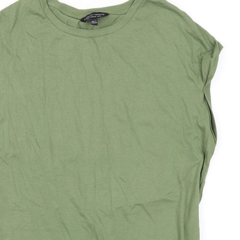 Dorothy Perkins Womens Green   Basic T-Shirt Size 18
