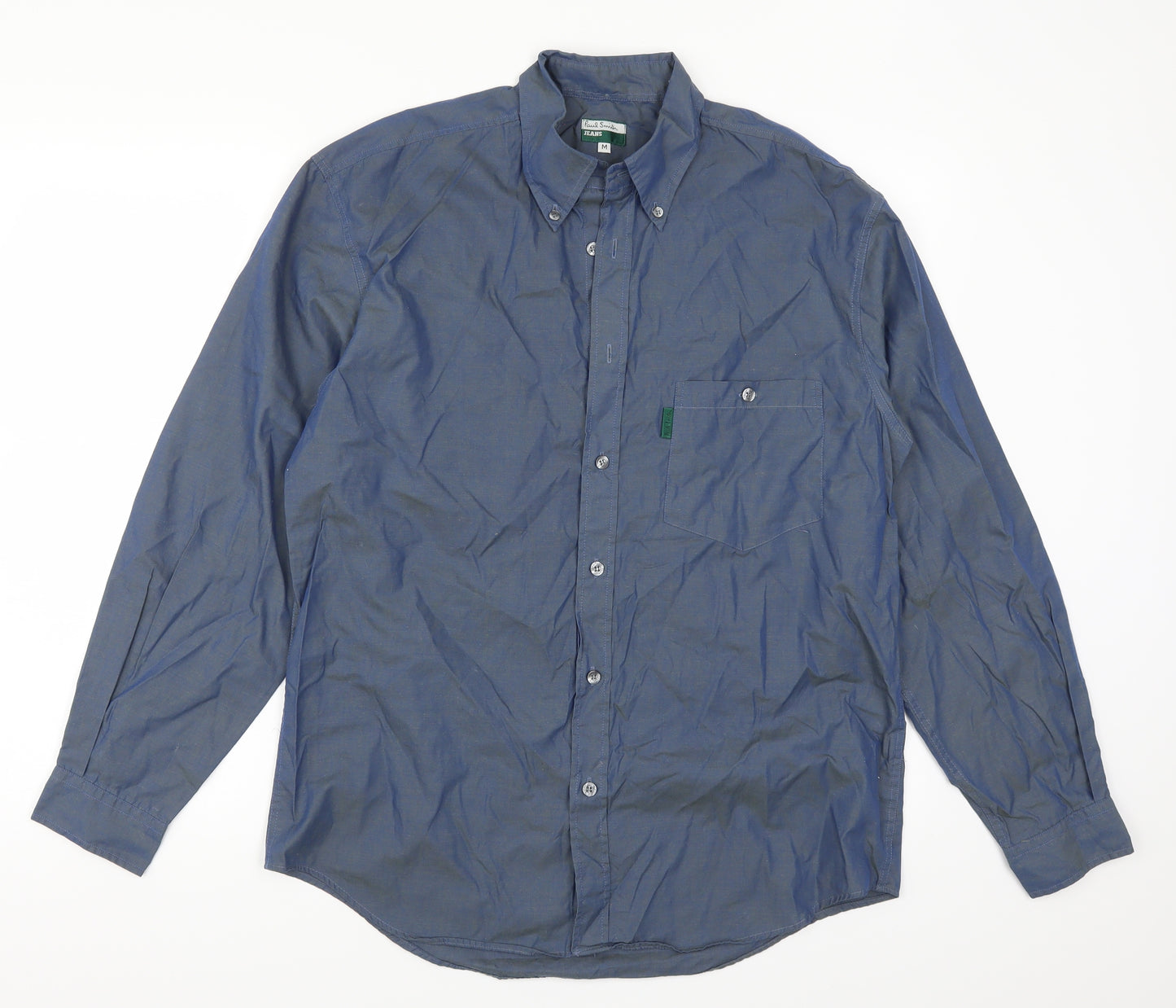 Paul Smith Mens Blue    Dress Shirt Size M