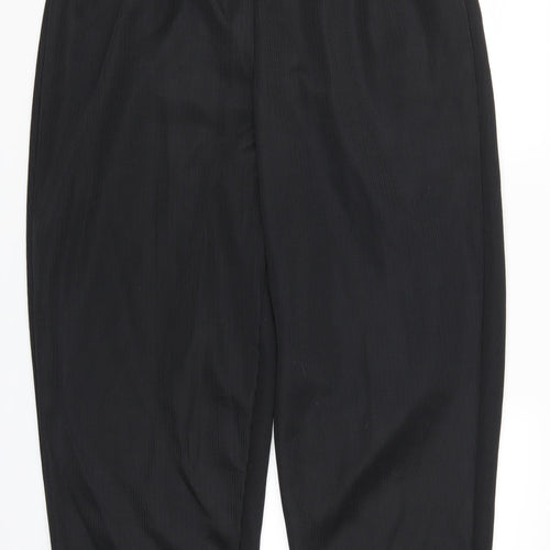Preworn Womens Black   Trousers  Size 24 L27 in