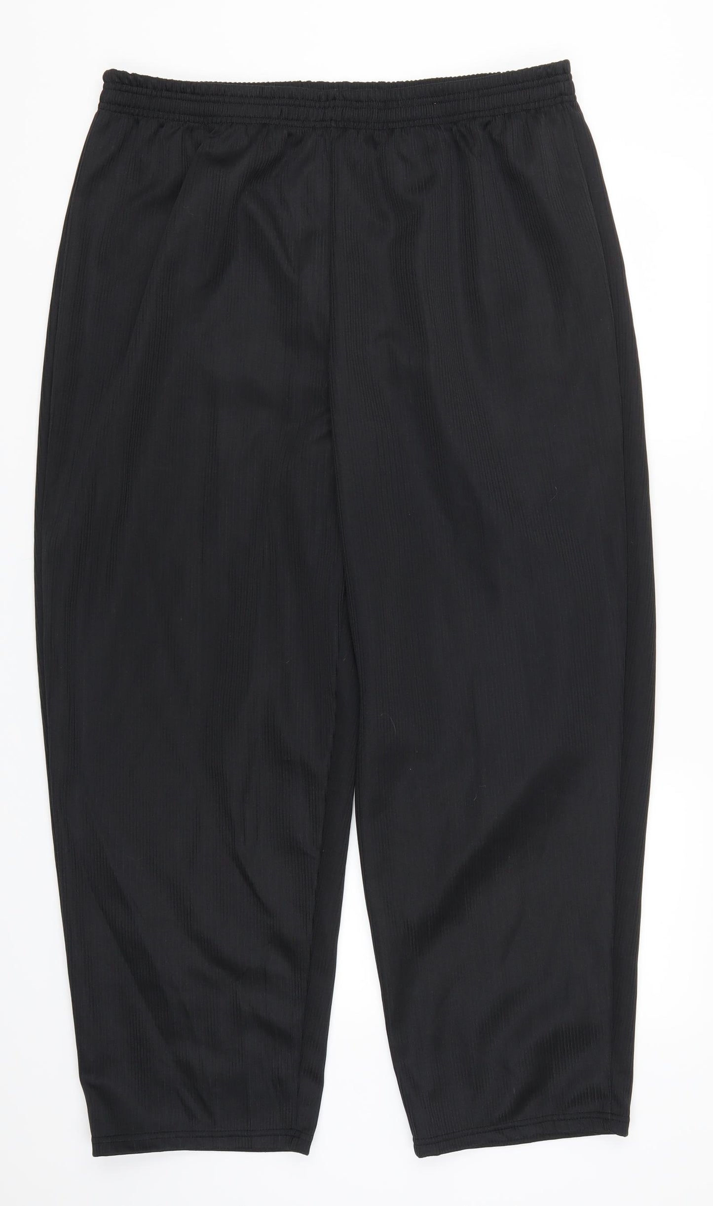 Preworn Womens Black   Trousers  Size 24 L27 in