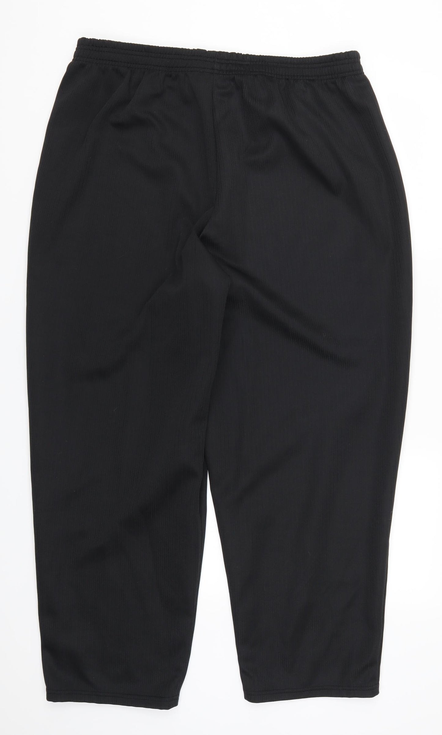Preworn Womens Black   Trousers  Size 24 L27 in