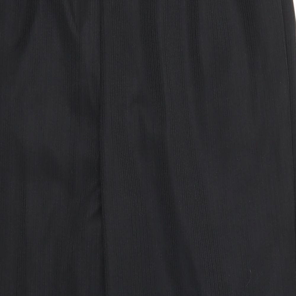 Preworn Womens Black   Trousers  Size 24 L27 in
