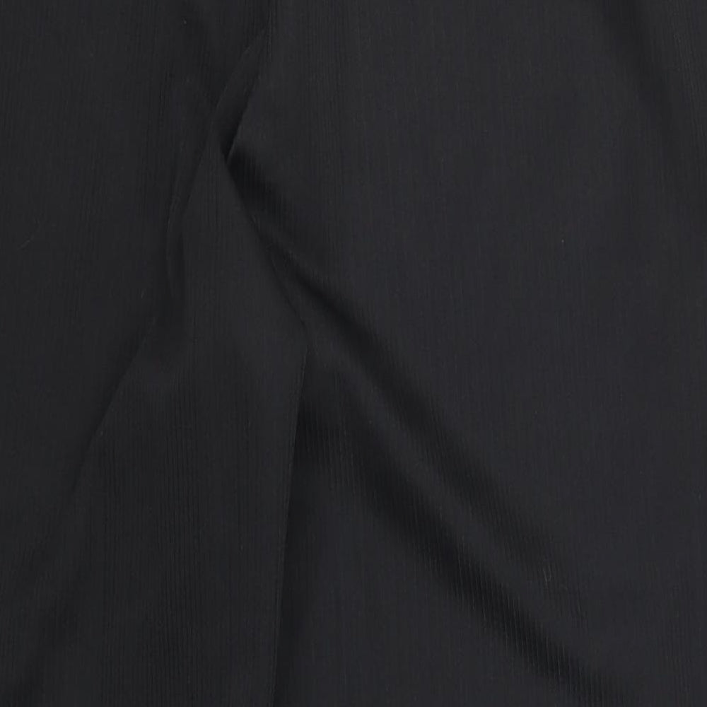 Preworn Womens Black   Trousers  Size 24 L27 in