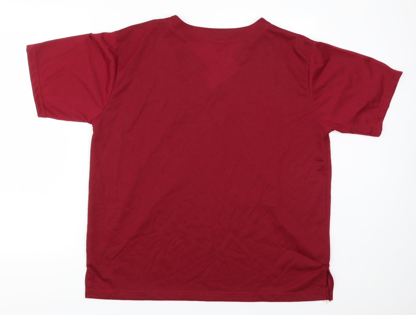 Lucky Womens Red   Basic T-Shirt Size XL  - Flowers