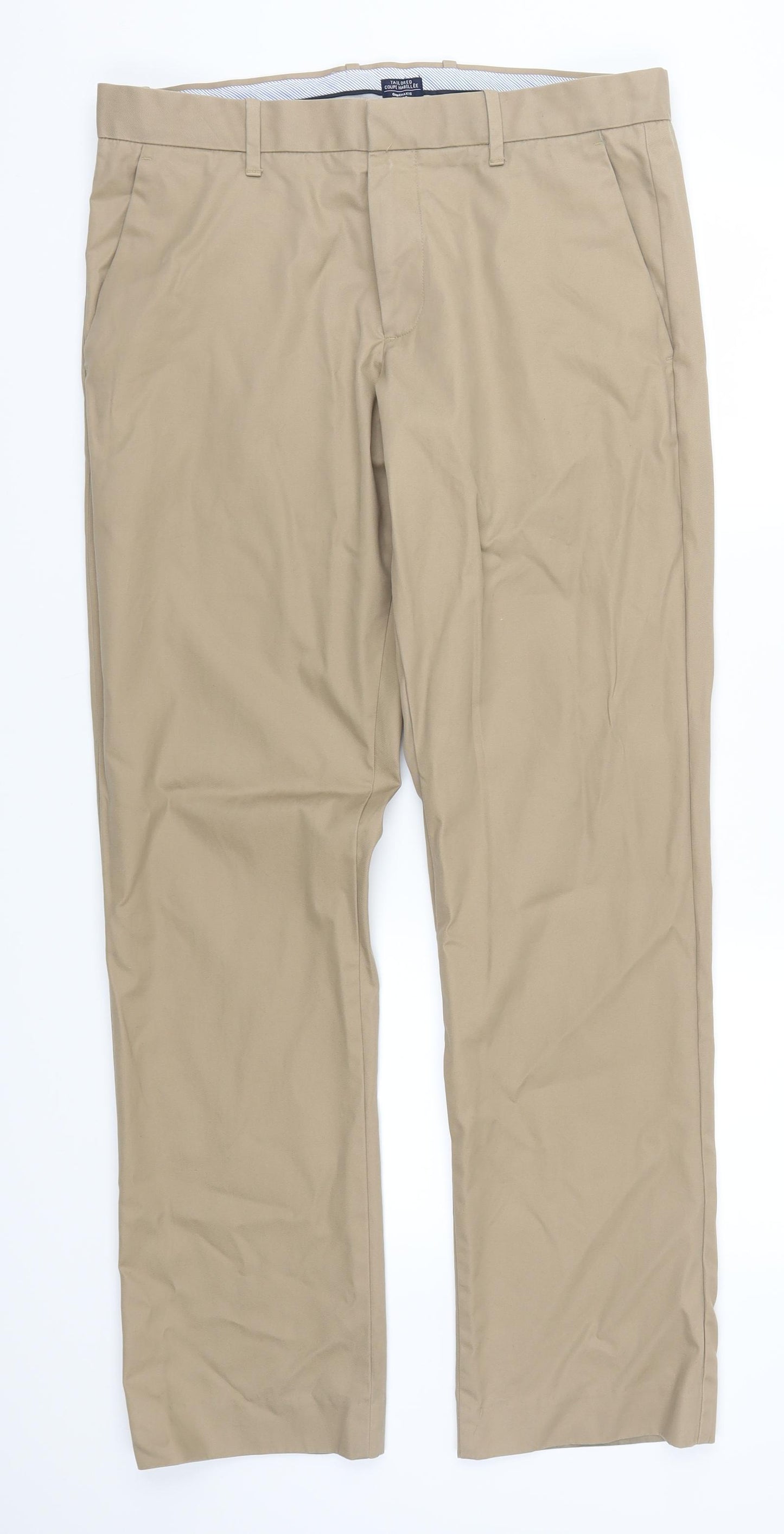 Gap Mens Beige   Chino Trousers Size 32 L32 in