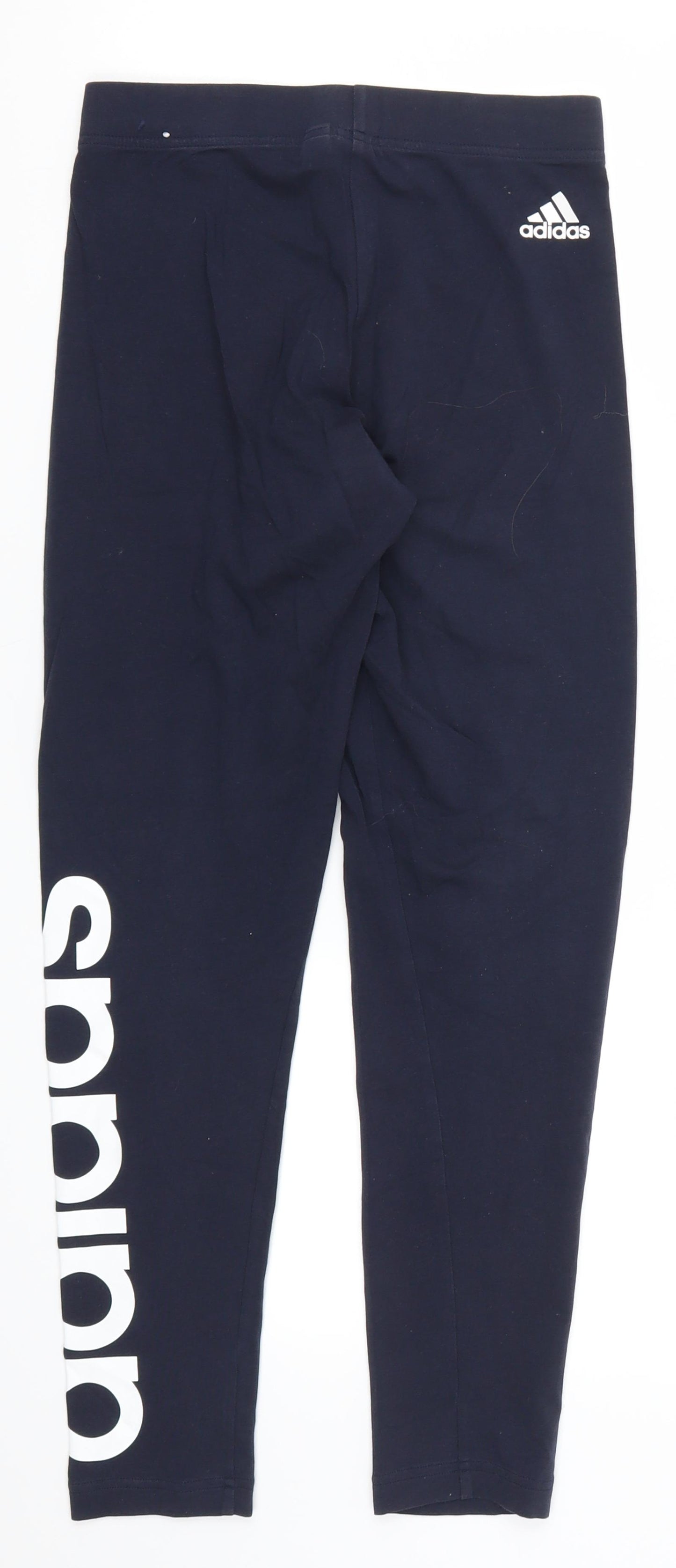 adidas Womens Blue   Track Pants Leggings Size 8 L26 in - Adidas