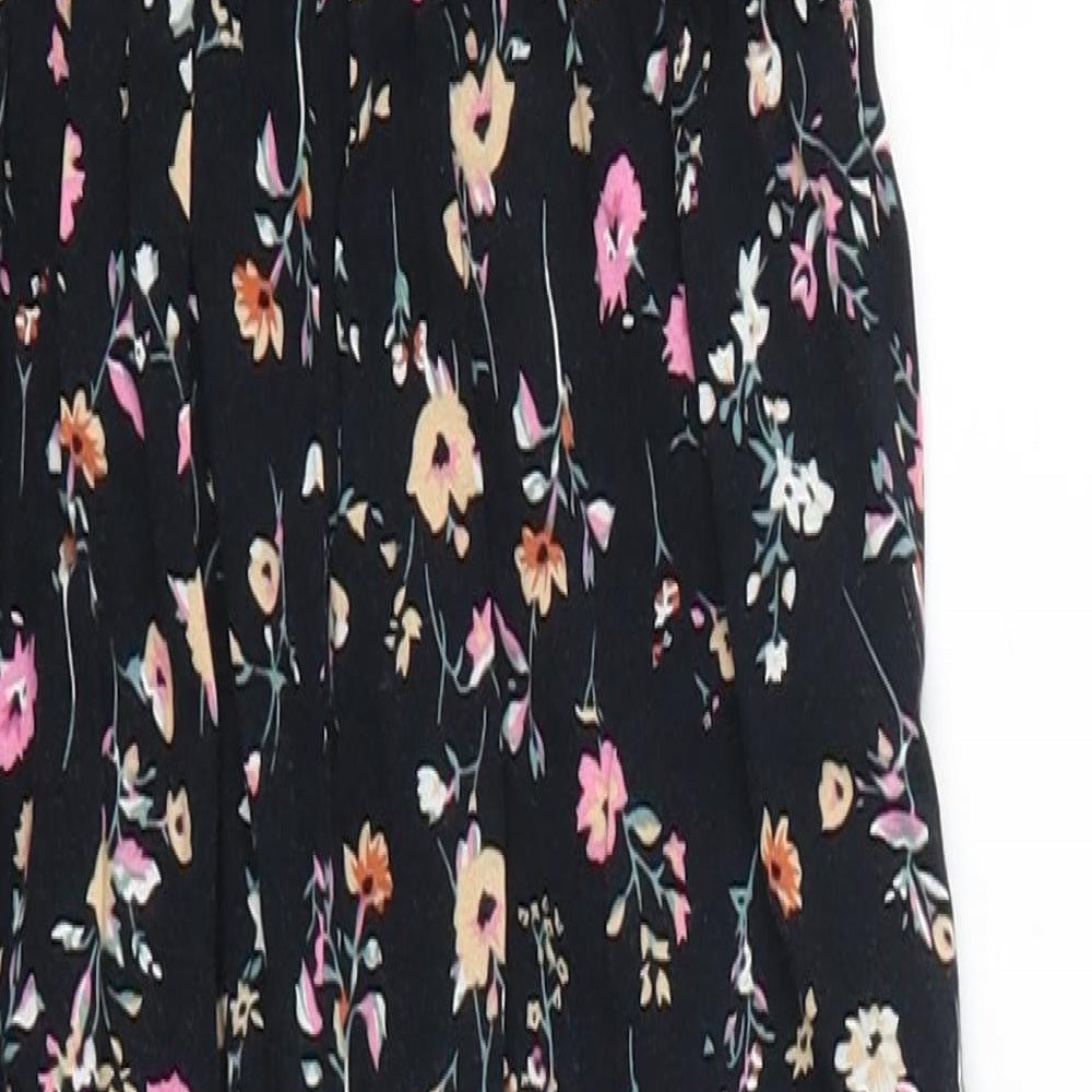 Primark Girls Black Floral  Jumpsuit One-Piece Size 8-9 Years