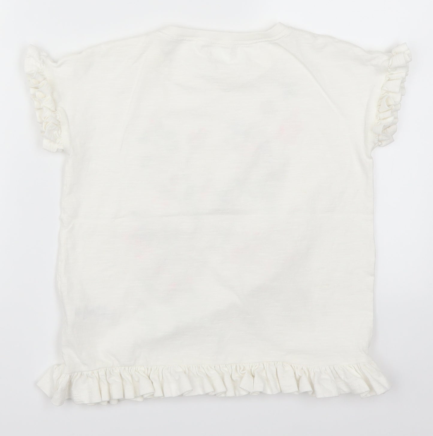 NEXT Girls White   Basic T-Shirt Size 9 Years
