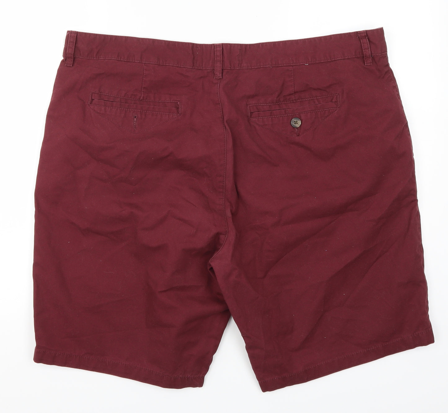 F&F Mens Red   Chino Shorts Size 42