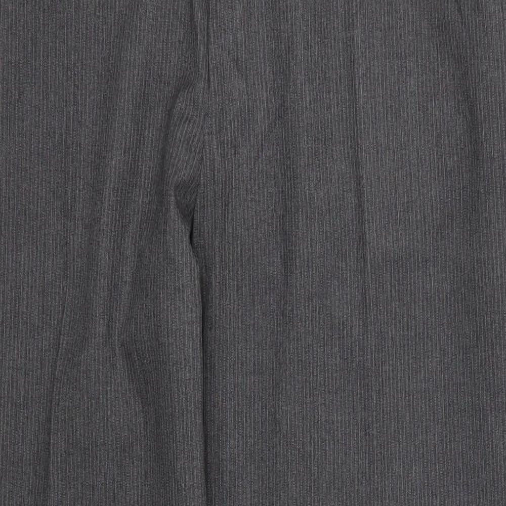 George Mens Grey Striped  Trousers  Size 42 L30 in