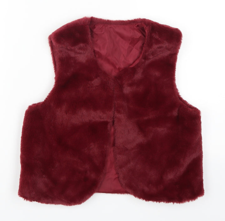 Matalan Girls Red Jacket Size 10 Years