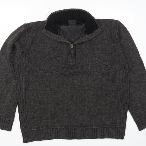 Cedar Wood State Mens Grey   Pullover Jumper Size L