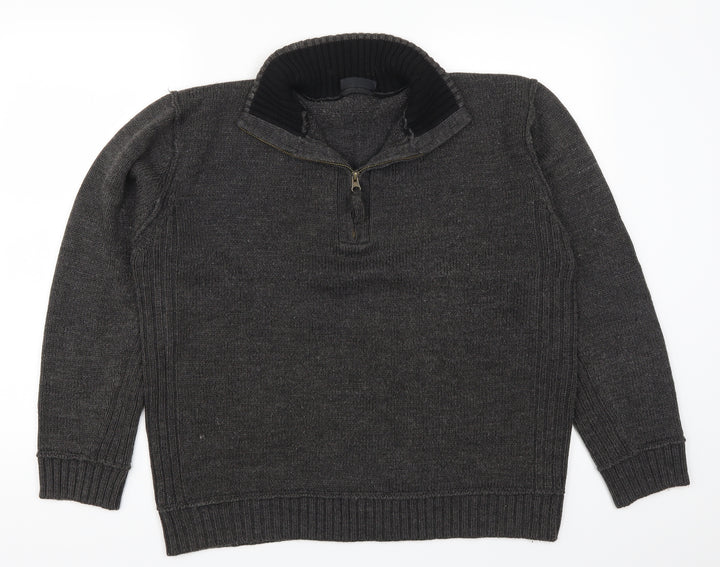 Cedar Wood State Mens Grey   Pullover Jumper Size L