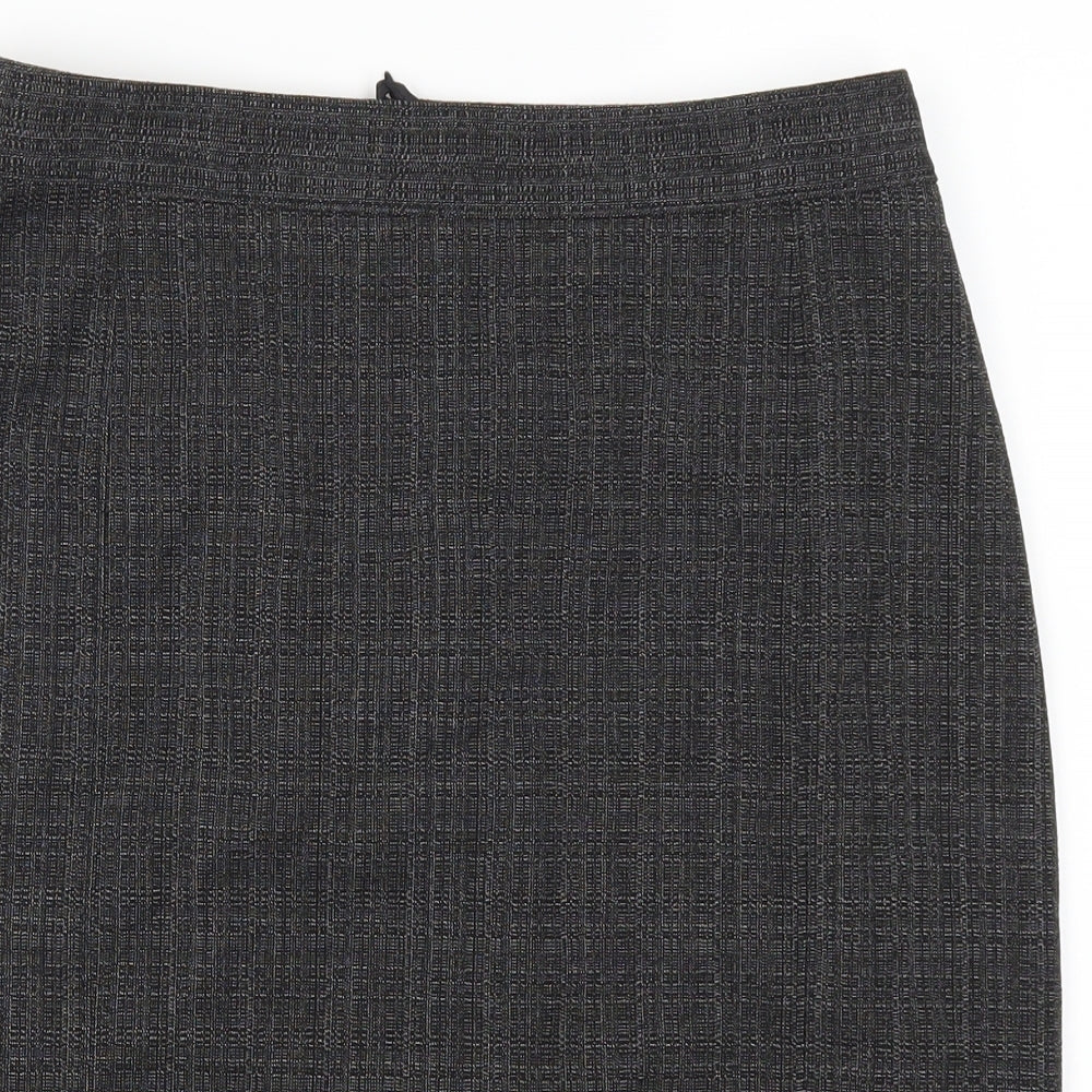 The Collection Womens Grey   Straight & Pencil Skirt Size 12