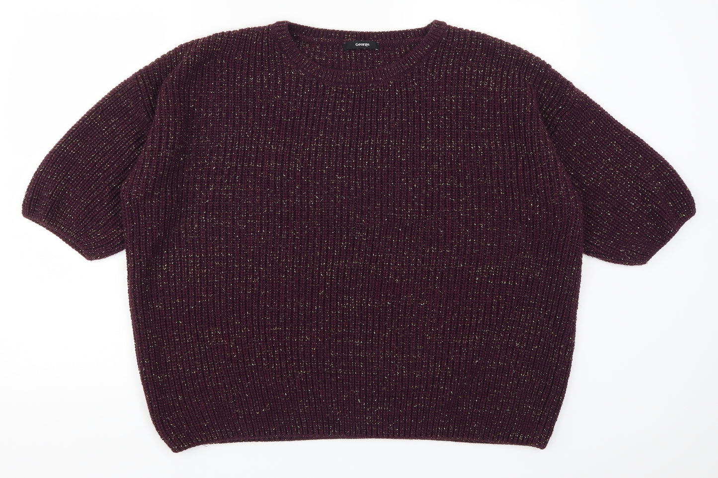 George Womens Purple   Pullover Jumper Size 18