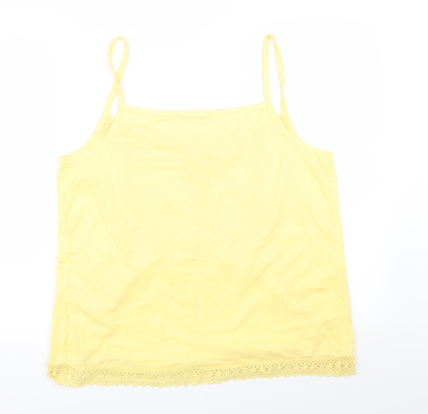 Asda George Womens Yellow   Camisole Tank Size 14