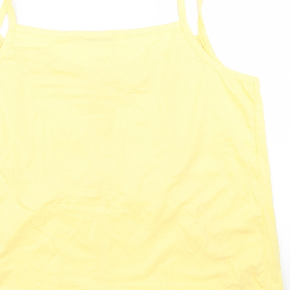 Asda George Womens Yellow   Camisole Tank Size 14