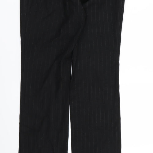 NEXT Womens Black Striped  Trousers  Size 26 in L30 in