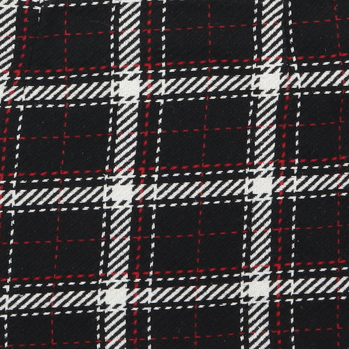 Primark Womens Black Check  Mini Skirt Size 12