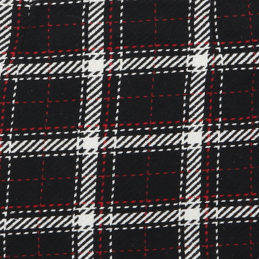 Primark Womens Black Check  Mini Skirt Size 12