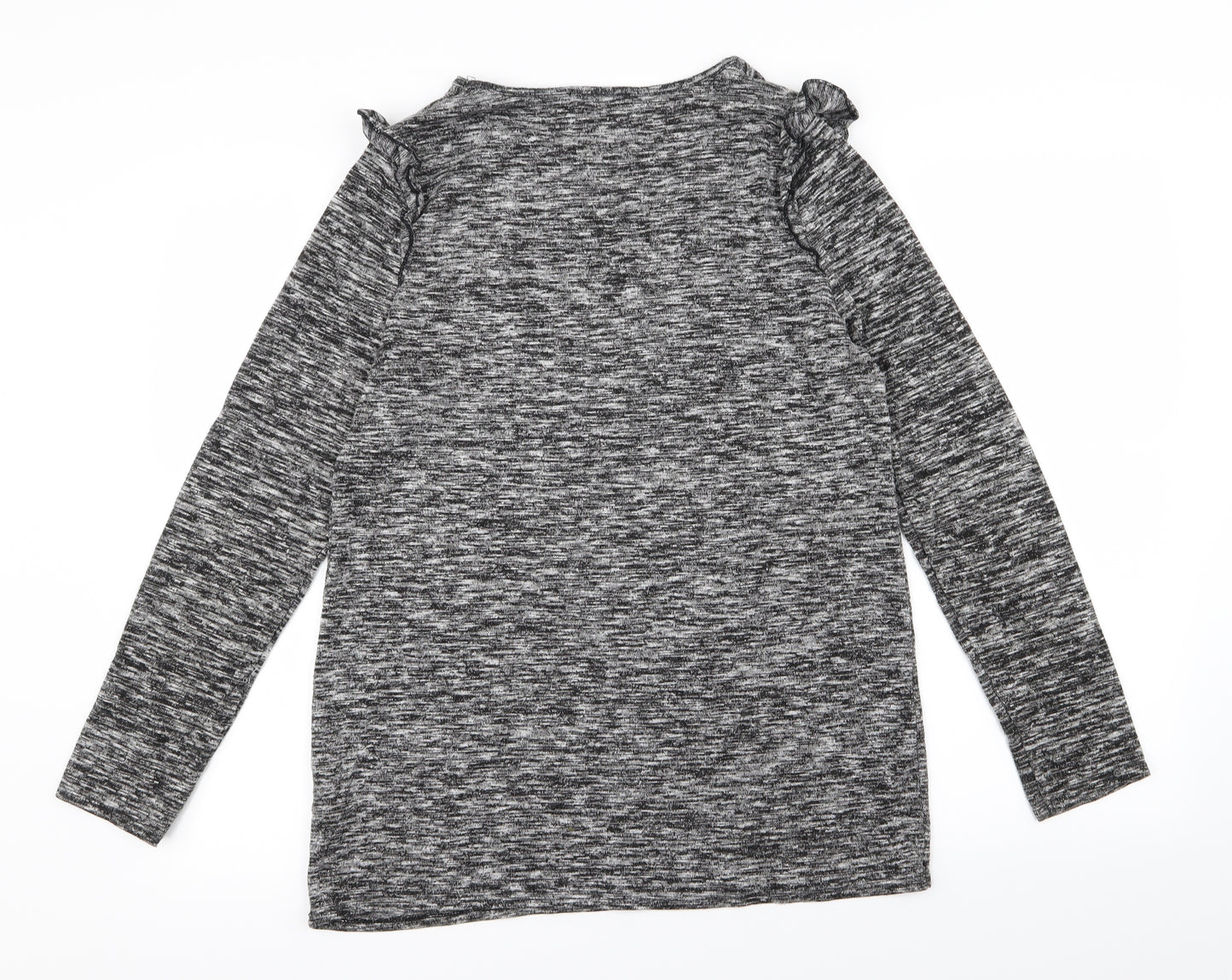 Papaya Womens Grey   Basic T-Shirt Size 14