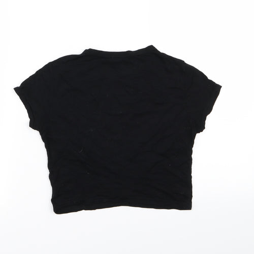 PLT Womens Black   Basic T-Shirt Size 8