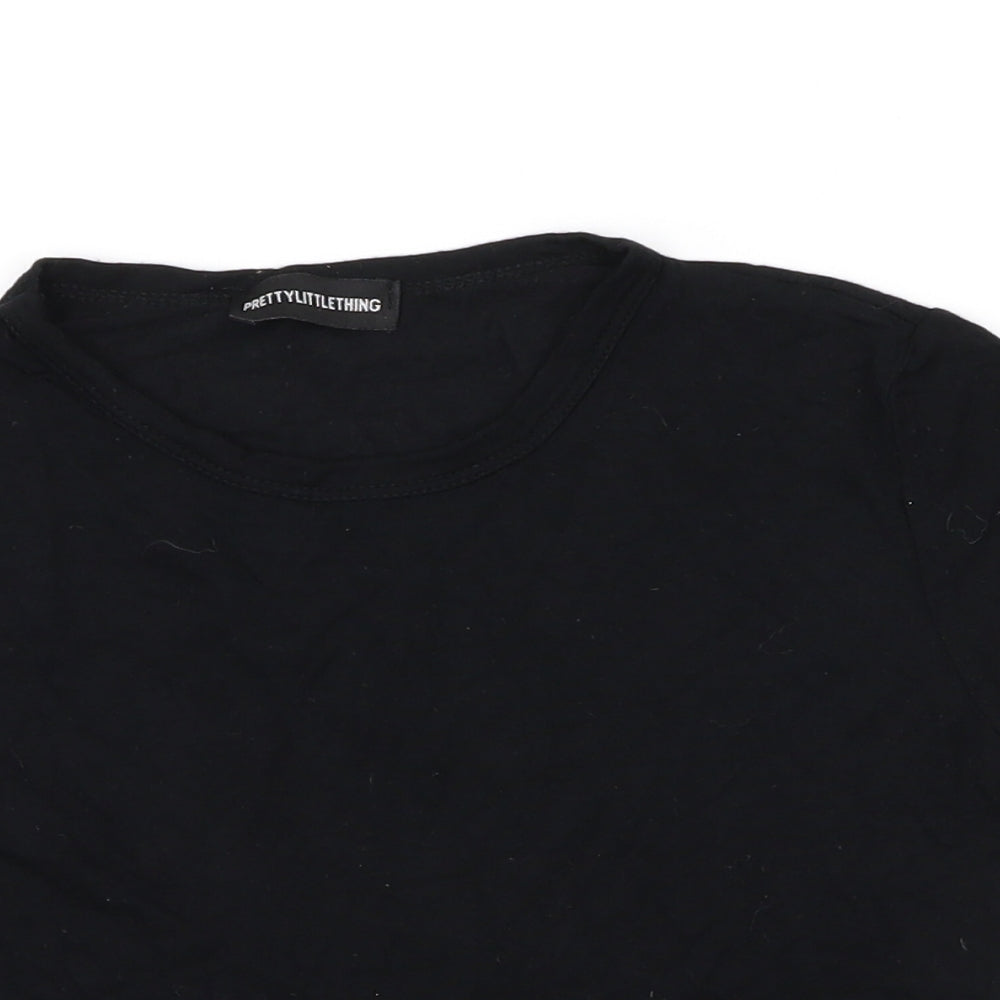 PLT Womens Black   Basic T-Shirt Size 8