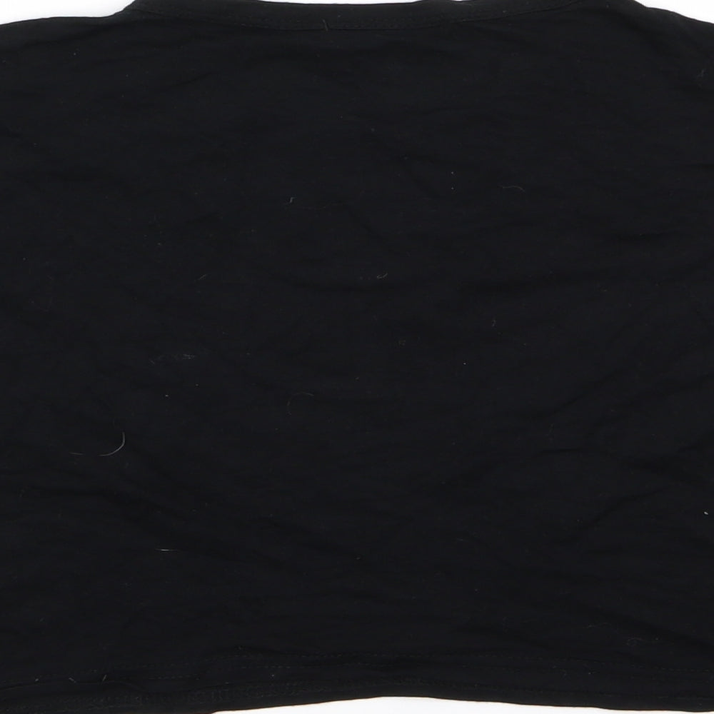PLT Womens Black   Basic T-Shirt Size 8