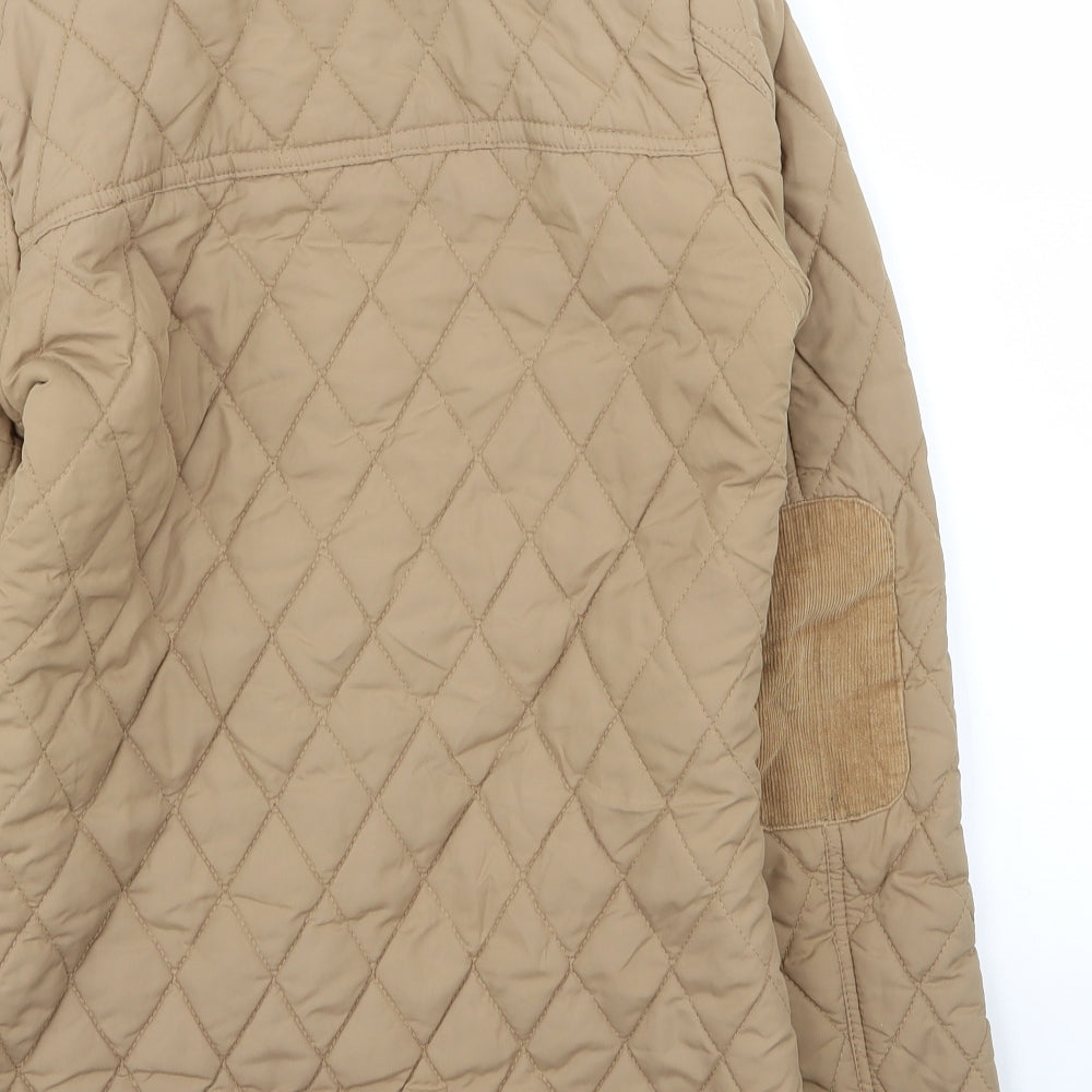 DENIM AND CO Womens Beige   Jacket Coat Size 8