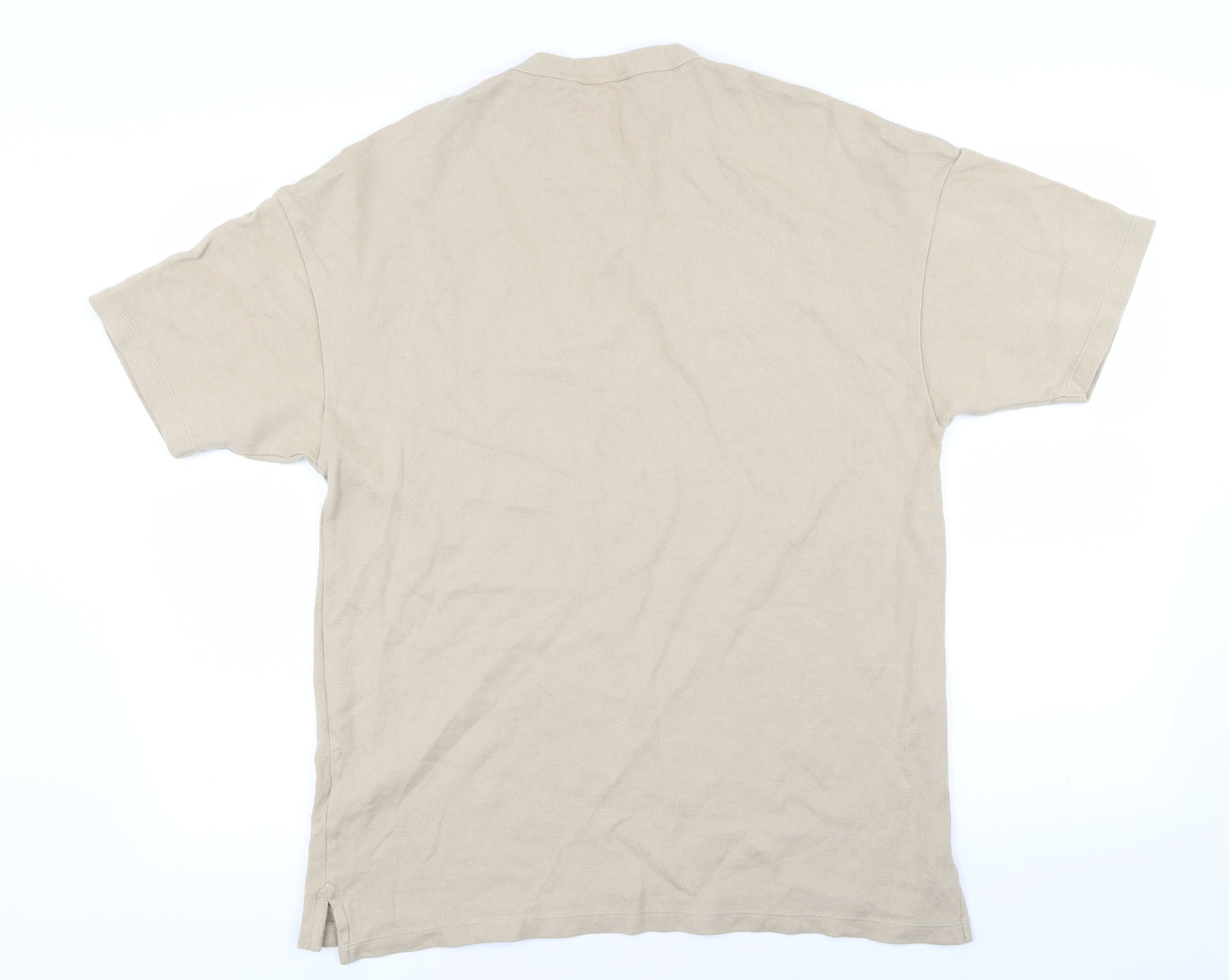 NEXT Mens Beige    T-Shirt Size L