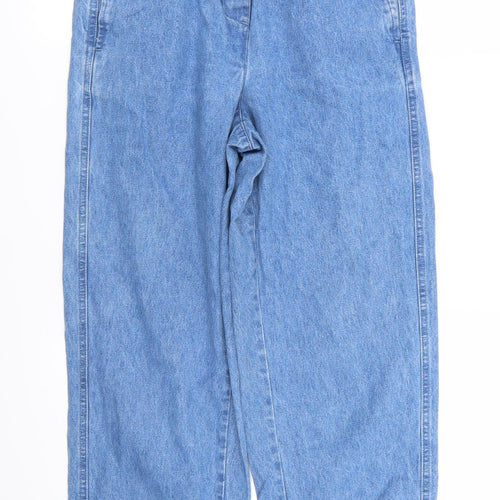 Classic Elements Womens Black  Denim Straight Jeans Size 6 L24 in - Stretch waistband