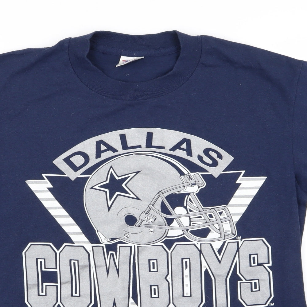 Dallas Cowboys Mens Blue    T-Shirt Size M