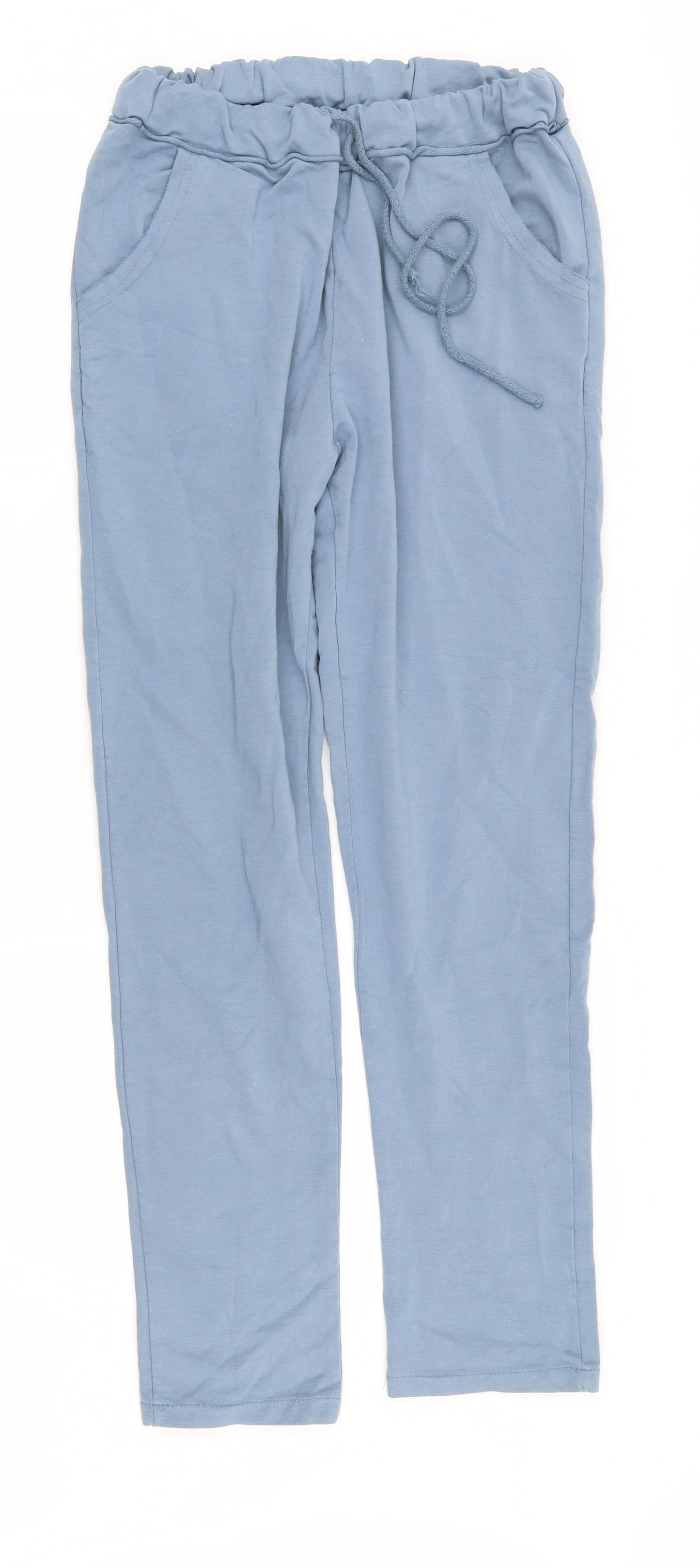Preworn Womens Blue   Jogger Trousers Size 24 in L27 in