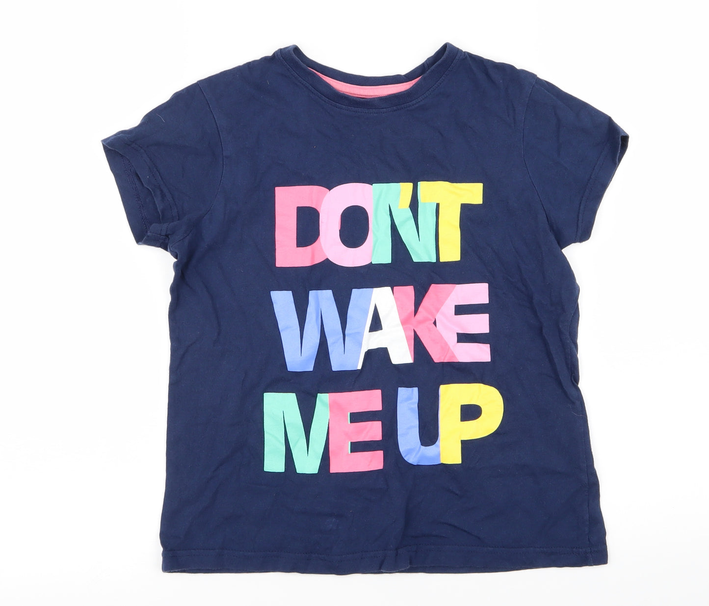 LILY AND DAN Girls Blue Solid  Top Pyjama Top Size 9-10 Years