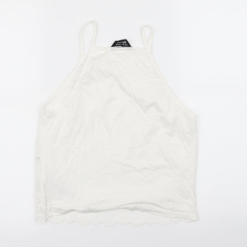New Look Girls White Floral  Camisole Tank Size 14-15 Years
