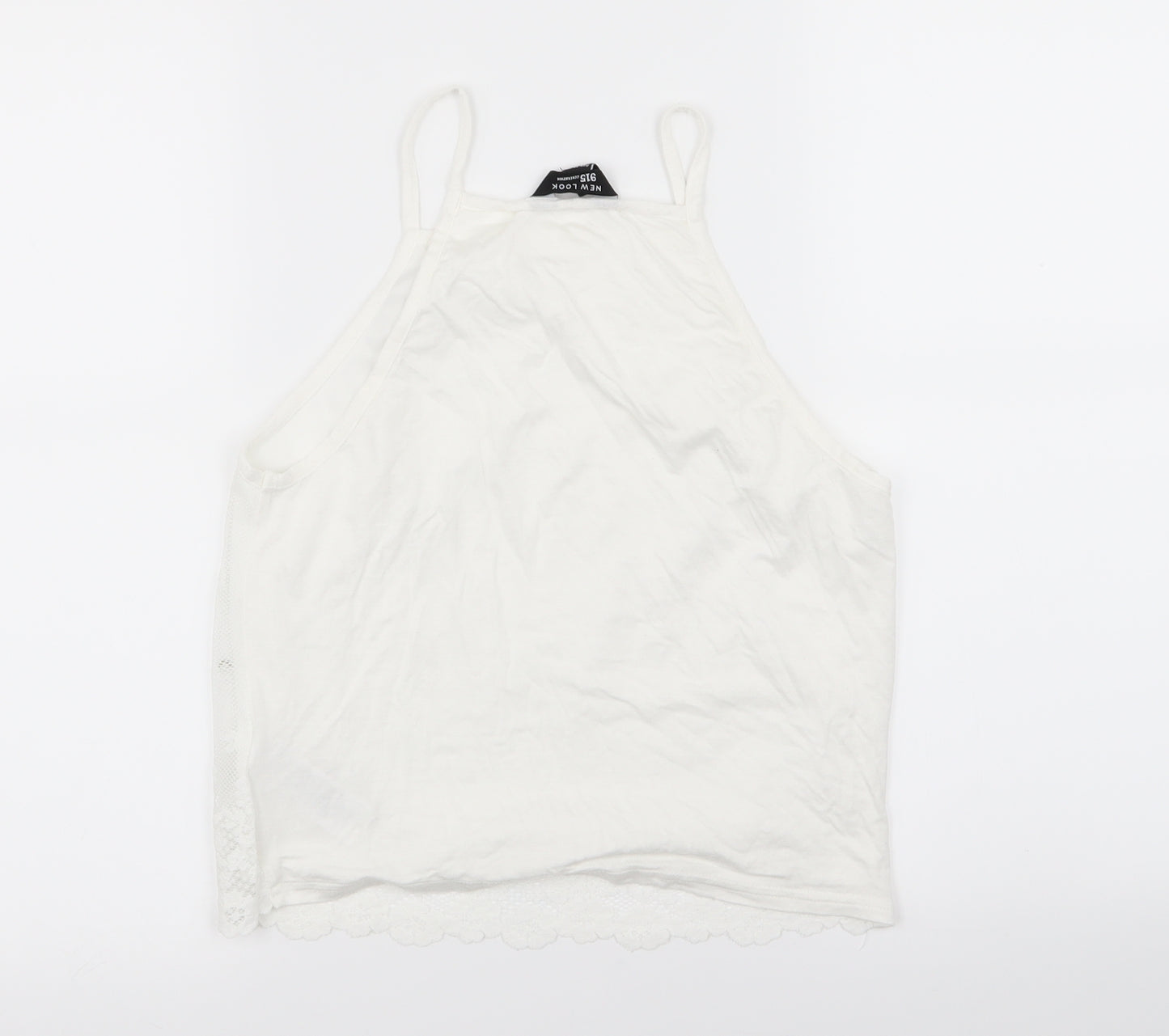 New Look Girls White Floral  Camisole Tank Size 14-15 Years