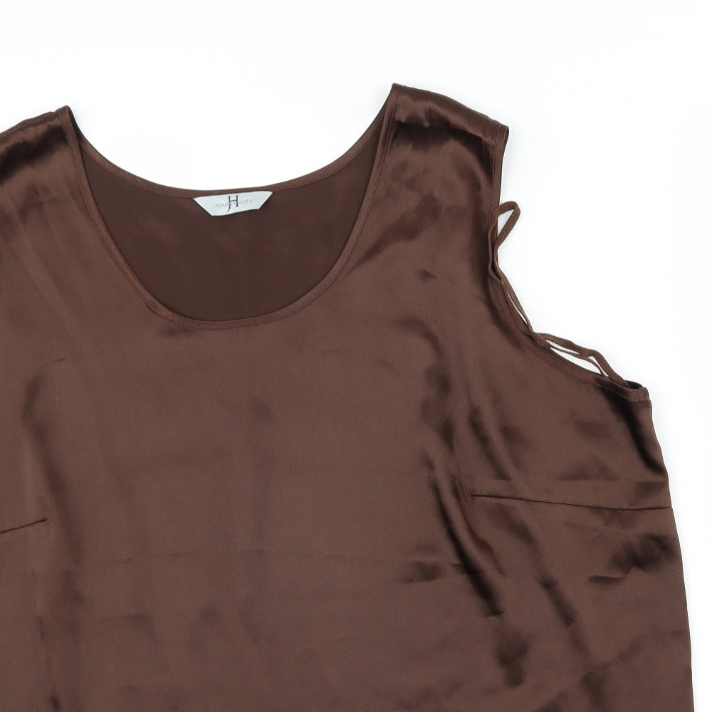 Joanna Hope Womens Brown   Basic Tank Size 22